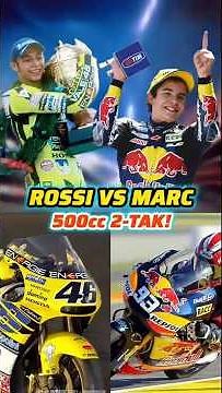 ROSSI vs MARC ON A 2-STROKE GP500, WHO WINS? 🔥
