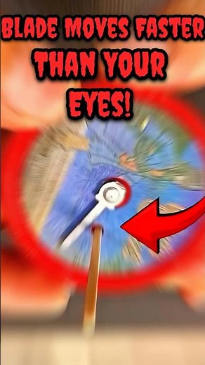 This Tiny Blade Moves Faster Than Your Eyes Can See! ⚡🗡️