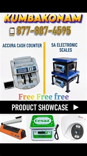 High Quality Cash Counting Machine | Low Cost Weight Machine #kumbakonam