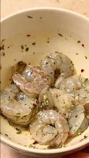 30-Minute Herby Shrimp and Polenta with Goat Cheese recipe