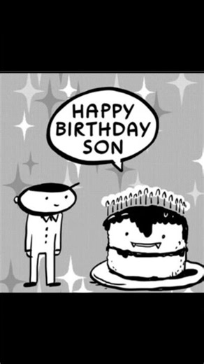 My Dad Is Dracula And A Birthday Cake, Comic Dub #comic #comicdub