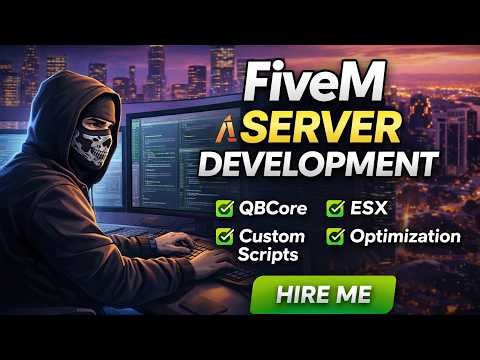Work With Me – Professional FiveM Server Development (QBCore / ESX / Custom Scripts)