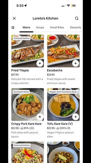 Online order, tamad mag luto.