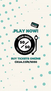 CKUA’s new 50/50 raffle is here! With the support of our listeners, the jackpot will grow over the coming weeks and will be split between CKUA and one lucky winner! We have had nine previous raffles with six-figure jackpots. Will you be the next big winner? CKUA is donor-supported radio, and fundraising activities like our 50/50 raffle are essential to keep the music playing. Your ticket purchase supports Alberta's voice for music, arts, and culture. Get your tickets at ckua.com/5050 | CKUA Radi