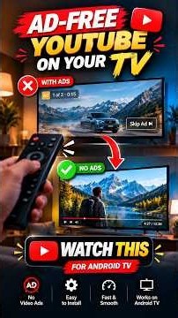 Watch YouTube on Android TV Without Ads 👀 | SmartTube Install Guide