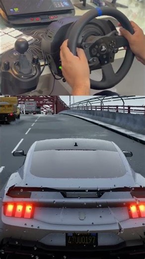 GTA 5 Ford Mustang 2025 Driving With Thrustmaster T300 RS #gta5 #ford #fordmustang