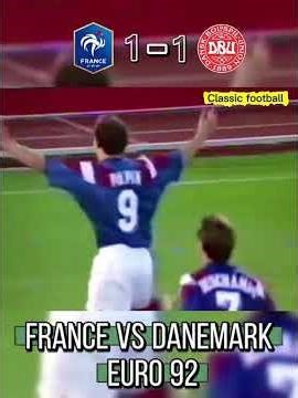 Euro 1992 France VS Danemark #football
