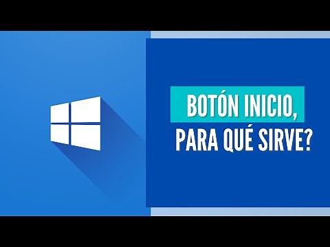 Cómo funciona el botón de inicio en windows (boton con el logo de windows)