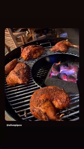 Vortex method Simple and easy Taste of Chicken Delicious nothing beats Olive 🫒 PiP Co bbq briquettes the real deal 🔥🫒😎 | Olive Pip Co.