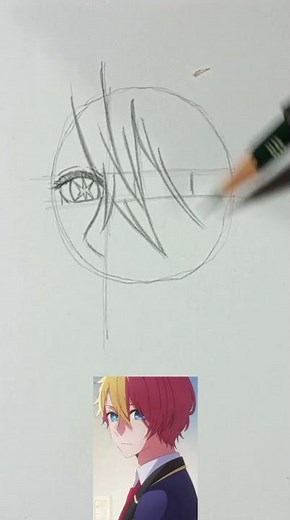 How to Draw AQUA Oshi No Ko "SUPER EASY'
