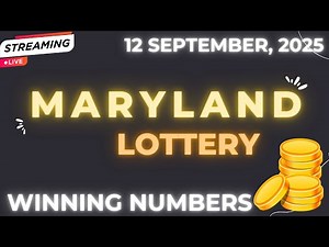 Maryland Midday Lottery Results For - 12 Sep, 2025 - Pick 3 - Pick 4 - Pick 5 - Powerball -Cash4life