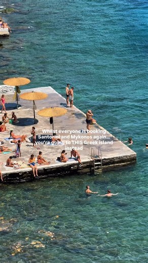 Christina | Travel Blogger & UGC Creator on Instagram: "🇬🇷 THIS is the Greek island that no one’s talking about. Despite being the capital of the Cyclades Islands (Mykonos, Milos, Santorini etc. 🌊), this island isn’t as well-known as other islands in the region… but after visiting here myself, I’m shocked it’s not! It’s also is just a 40-minute ferry ride from Mykonos ⛴ so if you’re in Mykonos and looking for an easy day trip, this could be a great option. This island is an all-year-round isl