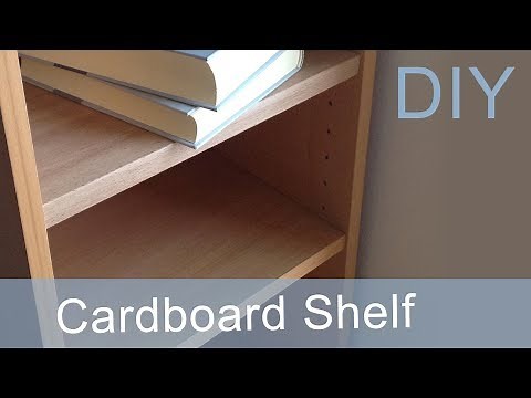 1. DIY How to make a Cardboard Shelf (1st way) HD (corrugated cardboard furniture)