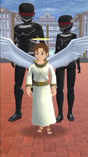 When 3 Characters Jump... and Turn Into Angels Magical Transformation Animation #animatedwings