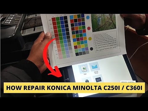 HOW TO REPAIR KONICA MINOLTA C360i / C250i || HOW TO INSTALL DRUM / DEVELOPER / ITB UNIT / ETC