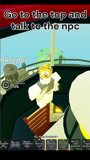 How to do the lighthouse quest in prospecting!