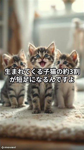 【実は知らない】『猫の雑学』「マンチカン』