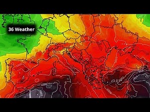 Europe Weather | June 12 , 2025 , GFS Model in 850 hPa - Europe Temperature