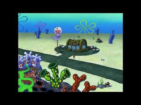 SpongeBob SquarePants Chum Caverns title card (Remastered)