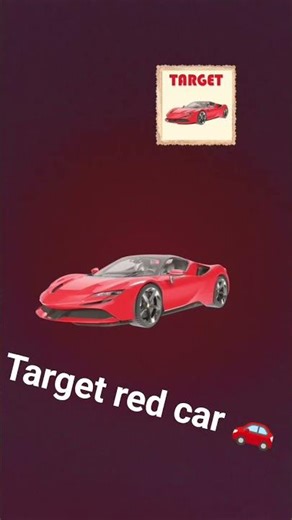 stop video and target red car