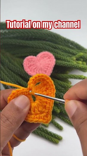 The perfect crochet heart pattern is now on my channel