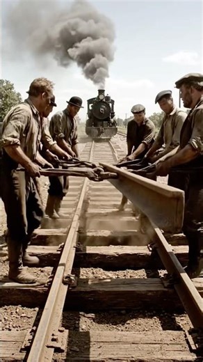 Railroad Worker’s Life in 1900 America 🇺🇸 #shorts #ai #usa