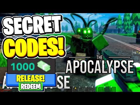 All CODES The Apocalypse Roblox free CASH KITS UPDATE