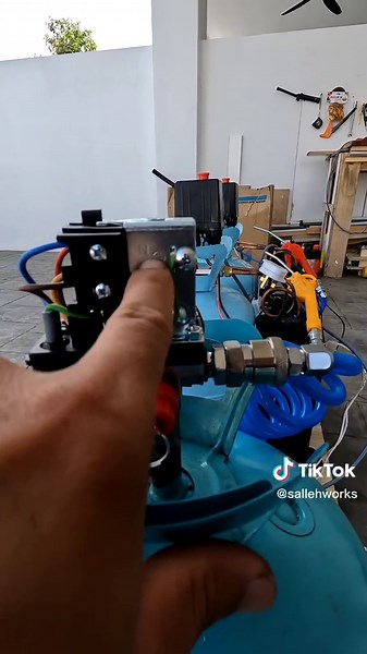 How to Connect Mini Silent Compressor: Tutorial by Salleh Works Engineering