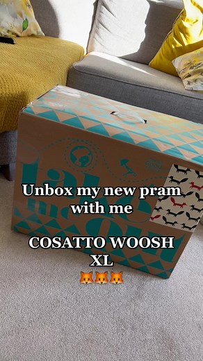 My new cosatto woosh xl in mister fox🦊😍so in love!! 🤍 #cosattopram #cosatto #cosattowooshxl #unboxmypram #cosattomisterfox #babytiktok #9monthbabypram #cosattostroller #fyp