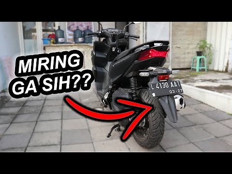 Everyone says the Vario 160's rear fender is a bit slanted! Is mine the same?