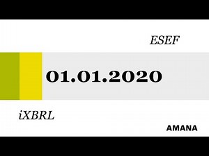 ESEF and iXBRL solution [EN] - AMANA XBRL Tagger