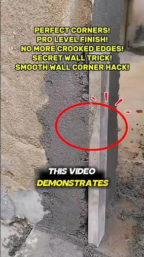 "Perfect Wall Corner Finishing Technique | Using Corner Bead & Pointing Trowel Like a Pro"