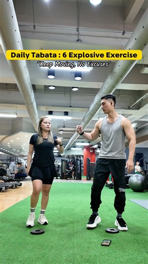 280K views · 3.7K reactions | Daily Tabata : 6 explosive exercise for quick full body workout. Follow along with us It’s Me Apple no copyright infringement intended. i don't own nor claim the rights on the music in this video. Music belong to the rightful owner | Jerry Ybanez | Facebook