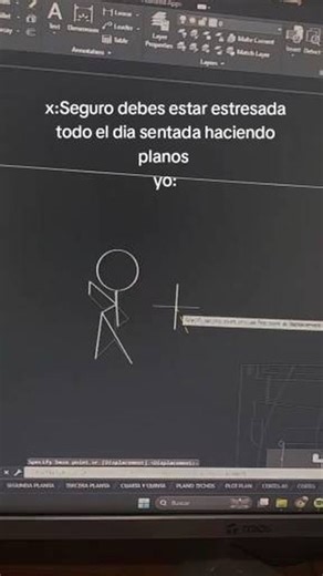 Design Modeling | Academia BIM+IA para Ingenieros y Arquitectos on Instagram: "Dicen que hacer planos todo el día sentado es estresante… 😩 Pero tú ahí, “sufriendo”, con Autocad abierto… y jugando más que trabajando 😂🎮✏️ Eso sí, cuando el jefe pasa, modo arquitecto profesional activado. 😎📐 #HumorIngenieril #Arquitectos #AutoCADLife #MiPrimeraChamba #DelineanteMode #ConstrucciónConHumor"