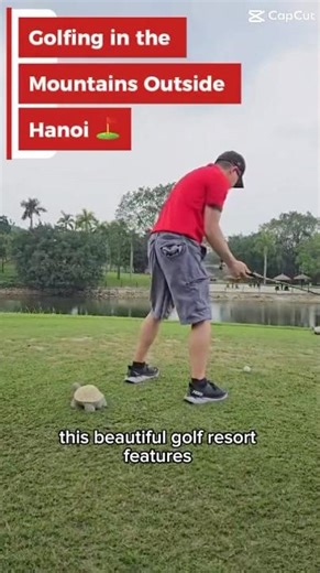 Golfing in the Mountains Outside Hanoi ⛳️ Sky Lake Resort & Golf Club