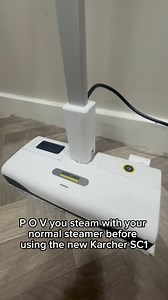 Cleaning made effortless with our SC1 Upright! Just add water, a fresh Kärcher microfiber pad, and you’re set! 💦✨ Huge thanks to @thepicketttfamily for sharing the shine—your floors look amazing! #Karcher #Kärcher #KarcherClean #SteamCleaner #SteamCleaning #IndoorCleaning #OddlySatisfying | Kärcher