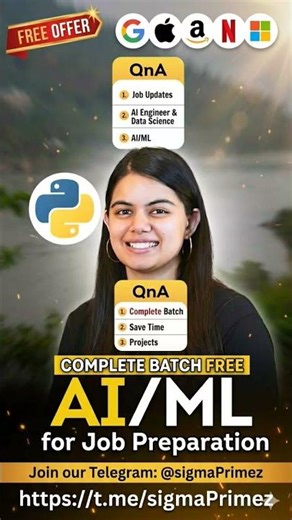 Apna College AI/ML Full Course FREE! 😱👇 #shorts