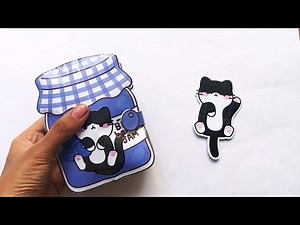 Diy Blueberry jam squishy book