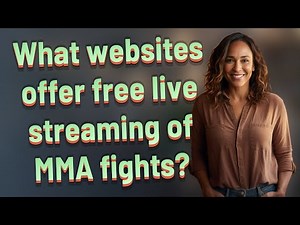 What websites offer free live streaming of MMA fights?