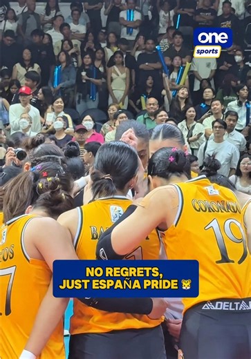 UST ENDS CAMPAIGN in stepladder semis in UAAP S88 women’s vball | #OSOnTheSpot LABAN USTE, PARA SA USTE 🐯 The Cinderella run comes to an end as the UST Golden Tigresses bow out in the stepladder semis, battling hard before falling to defending champs NU in the #UAAPSeason88 women’s volleyball tournament. | via Xander Cipriano/One Sports #OSOnTheSpot #LegendsStartHere #StrengthInMotionHopeInAction
