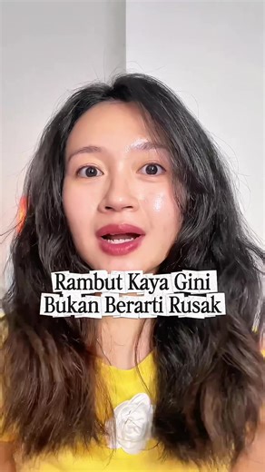 Rambut ngembang = rusak ❌ Rambut ngembang = keriting ✅