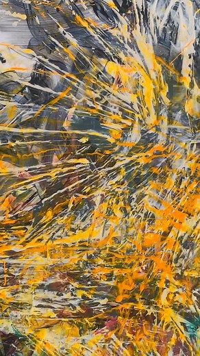 #The beginning of November #Dismantling #null #1167×1167mm #Acrylic paint, ink, etc. #TakeshiYokoshima #横島剛 #Expressionism #ModernArt #AbstractPainting #contemporaryart #artworks #abstract #painting #gallery #現代アート #art #絵画 #アート | Takeshi Yokoshima