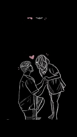 Animated Love Story: Simple Line Drawings