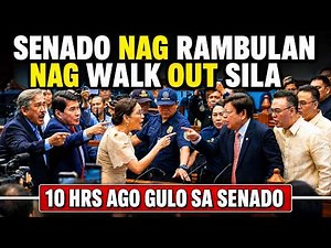 AYAN NA NGA! SENADO NAGKA INITAN at SAGUTAN! MAY MGA NAG WALK OUT PA!