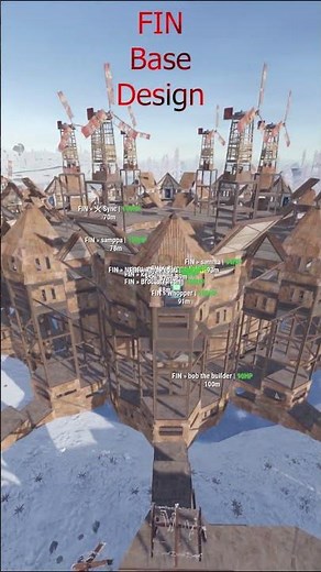 Rust Biggest Clan BASE Design on Vital EU 10X #rust #rustbase #shorts