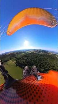 Paragliding Highlight 310: Helping people find RC plane stuck in tree on Wasserkuppe [4K]