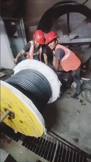 Electrical cable pulling #cable #electrical #treanding