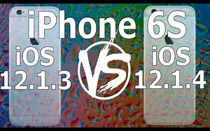 iPhone 6S iOS 12.1.4 vs iOS 12.1.3 速度对比测试