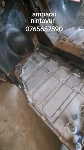 Mahindra three wheel front floor panel replacement completed