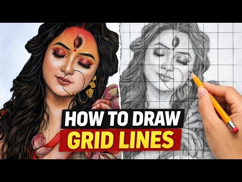 How to Draw Grid Lines | Easy Grid Method